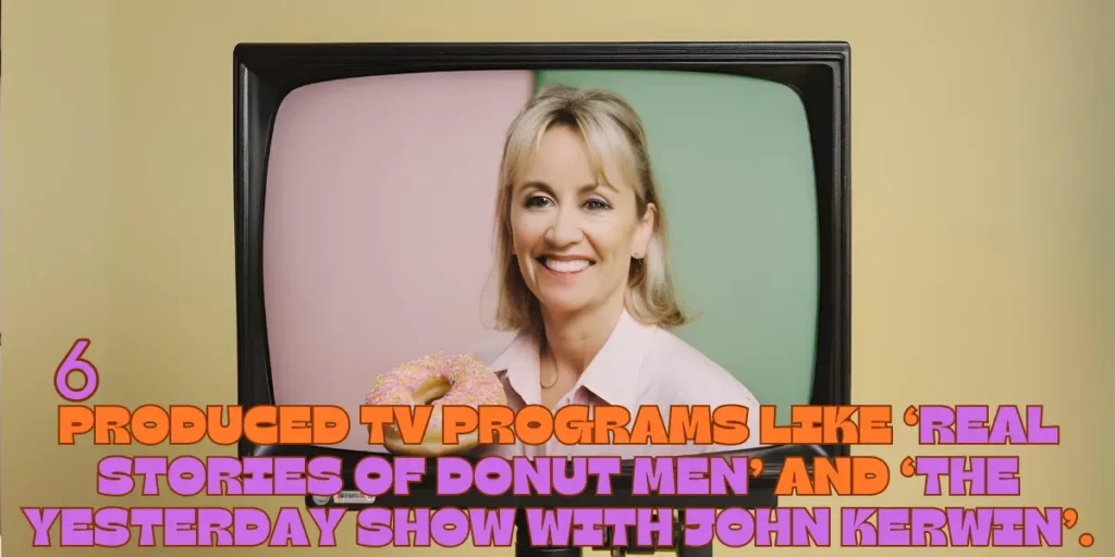 An image featuring Melissa Womer, renowned for her work as a producer on TV shows such as 'Real Stories of Donut Men' and 'The Yesterday Show with John Kerwin', generated by AI.